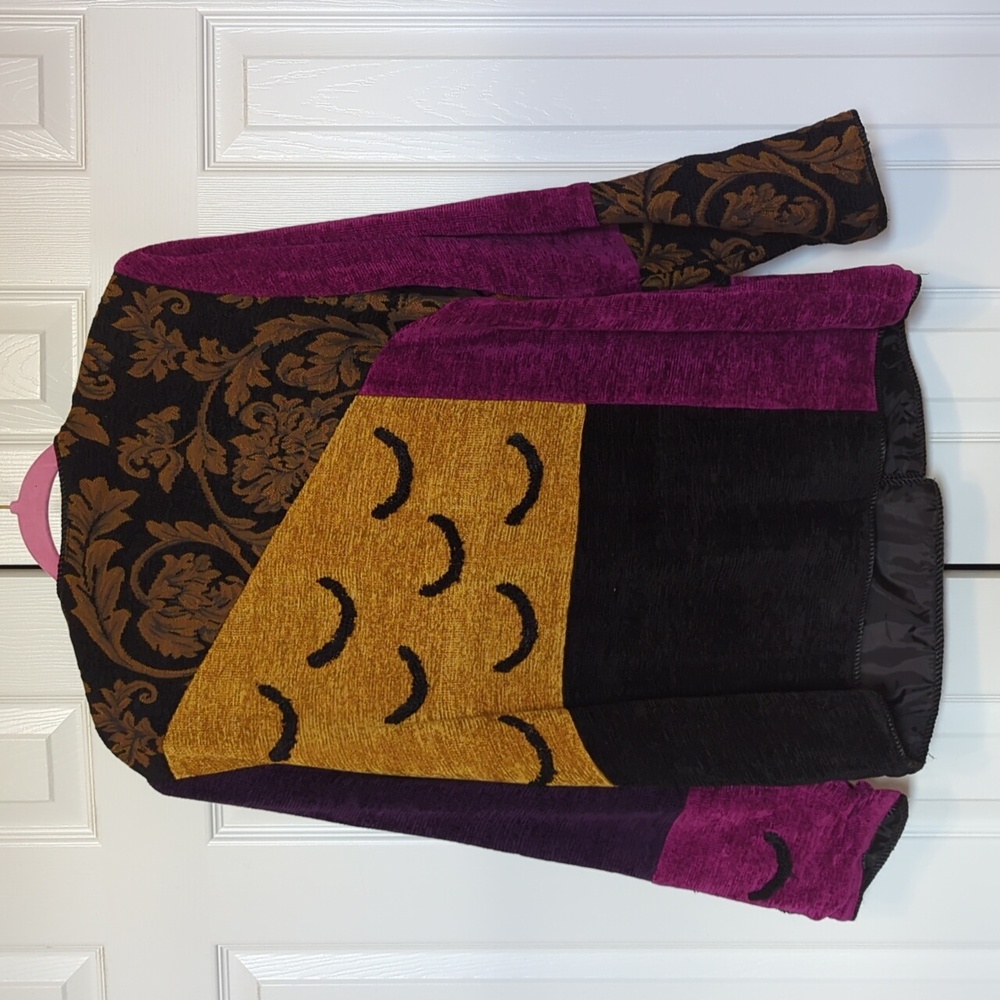 Indigo Moon Jacket Patchwork Large - image 7